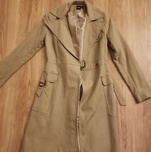 New Sand colored trench coat